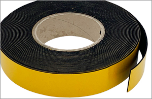 PVC Nitrile Sponge Strip BS476 Class 0 Self Adhesive